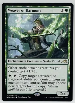 MTG Weaver of Harmony Kamigawa: Neon Dynasty Regular - Image 1