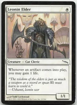 Leonin Elder Common Mirrodin LP MTG - Image 1