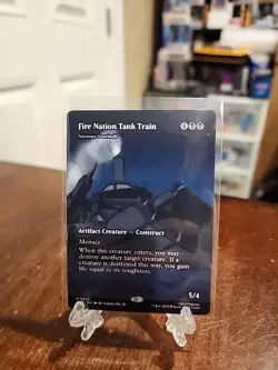 Fire Nation Tank Train (Borderless) Mythic MTG Avatar Eternal - Image 1