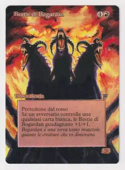 Altered Italian Beasts of Bogardan HP Legends MTG Magic Hand Painted Unique Art! - Image 1