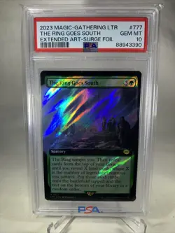 MTG The Ring Goes South Extended Art Surge Foil #777 Lord of the Rings PSA 10 - Image 1