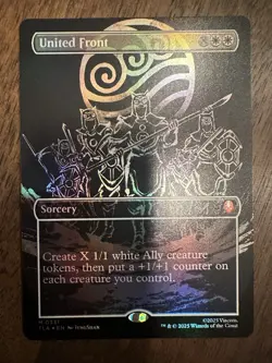 United Front : MTG *FOIL Borderless* Avatar TLA #0331 / NM - Image 1