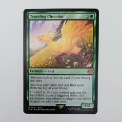 Traveling Chocobo MTG Mythic Rare Magic: The Gathering Final Fantasy 7 FFVII - Image 1
