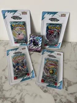 Art Set EV09 - 4 booster Blister scellee cartes Pokemon Aventures Ensembles - Image 1