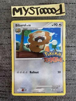Carte Pokemon Bibarel 16/16 RUMBLE Anglais Occasion - Image 1