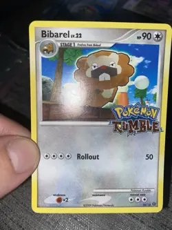 Carte Pokemon Bibarel 16/16 RUMBLE Anglais Occasion - Image 3