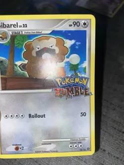 Carte Pokemon Bibarel 16/16 RUMBLE Anglais Occasion - Image 5