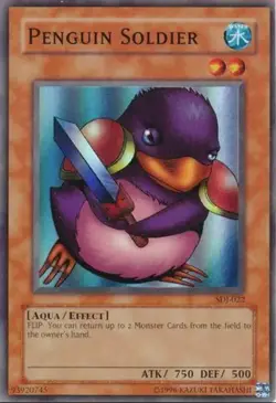 Penguin Soldier - SDJ-022 - Super Rare - YuGiOh TCG Card LP - Image 1