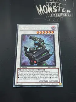 YUGIOH GENEX ALLY TRIARM SECRET RARE HA04-EN026 1ST EDITION - Image 1
