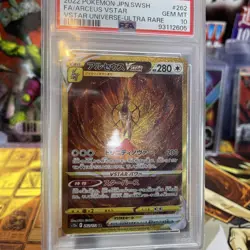 PSA 10 GM Pokemon Card Japanese Arceus VSTAR VSTAR Universe 262/172 UR S12a GOLD - Image 2