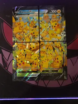 Pikachu V-Union Full Set Pokemon TCG Sword & Shield Promo Cards NM - Image 1
