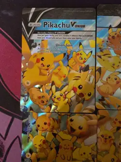 Pikachu V-Union Full Set Pokemon TCG Sword & Shield Promo Cards NM - Image 3