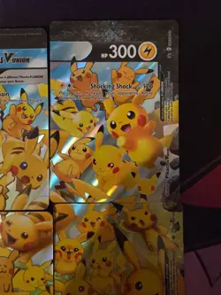 Pikachu V-Union Full Set Pokemon TCG Sword & Shield Promo Cards NM - Image 4