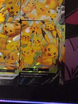 Pikachu V-Union Full Set Pokemon TCG Sword & Shield Promo Cards NM - Image 5