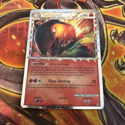 Pokemon TCG Typhlosion (Prime) HGSS09 HGSS Black Star Promo Card Holo LP - Image 1