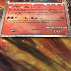 Pokemon TCG Typhlosion (Prime) HGSS09 HGSS Black Star Promo Card Holo LP - Image 3
