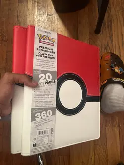 UltraPro Cards Pokemon Premium Pro Binder - White/Red 74427853167 - Image 1