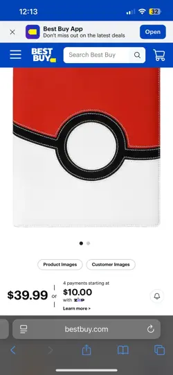 UltraPro Cards Pokemon Premium Pro Binder - White/Red 74427853167 - Image 2