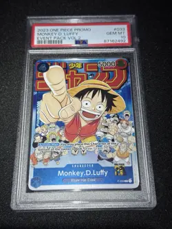 Monkey.D.Luffy (Event Vol. 2) P-033 One Piece Promotion Card Foil PSA 10 - Image 3