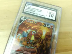 CGC 10 GEM MINT Entei V 213/172 SPECIAL ART RARE HOLO Pokemon Card - Image 3