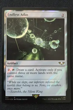 1x Endless Atlas ! Surge Foil ! Rare Near Mint Warhammer 40K, Magic MTG - Image 1