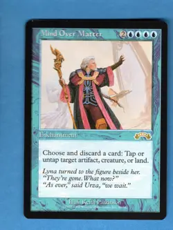 Mind Over Matter - Exodus RARE - MINT (Never Played) MTG English - Image 1