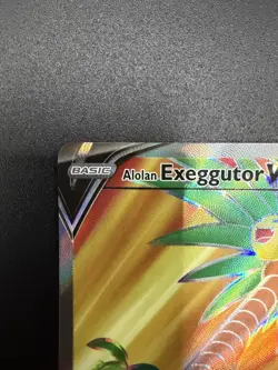 Pokemon TCG Alolan Exeggutor V (Full Art) Pokemon GO 071/078 Holo Ultra Rare - Image 3