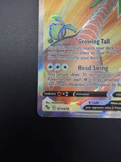 Pokemon TCG Alolan Exeggutor V (Full Art) Pokemon GO 071/078 Holo Ultra Rare - Image 5