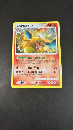 Pokemon TCG - Charizard Holo Rare 1/99-Near Mint-Platinum Arceus - Image 2