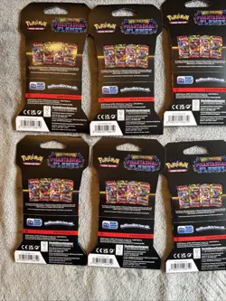 Pokemon Mega Evolution Phantasmal Flames 12x Sleeved Booster Pack - Image 5