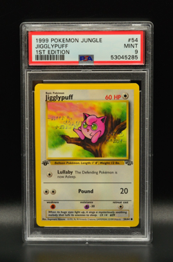 Jigglypuff 1st Edition 1999 Pokemon Jungle #54 WOTC PSA 9 Newly Graded - Image 1