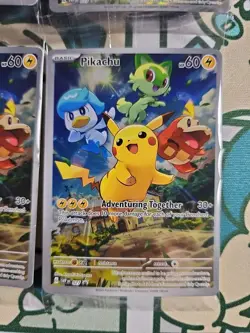LOT OF 4- Pikachu #27 SEALED Pokemon Black Star Promo - Paldea Evolved - Image 4
