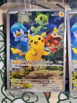 LOT OF 4- Pikachu #27 SEALED Pokemon Black Star Promo - Paldea Evolved - Image 5
