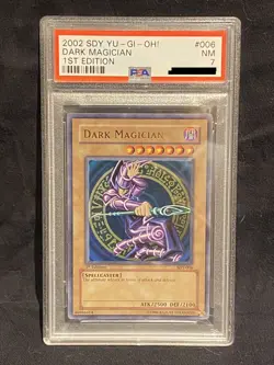Yu-Gi-Oh! Dark Magician SDY-006 Starter Deck: Yugi 1st Edition PSA 7 NM Holo - Image 1