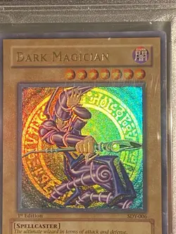 Yu-Gi-Oh! Dark Magician SDY-006 Starter Deck: Yugi 1st Edition PSA 7 NM Holo - Image 3