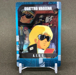 QUATTRO VAGEENA A.E.U.G Gundam Wafer Card MORINAGA Megahouse Japanese anime - Image 1