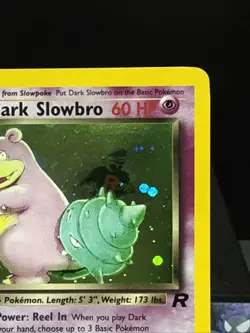 Pokemon Card Dark Slowbro 12/82 Holo Rare Team Rocket Set WOTC LP 2 - Image 2
