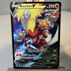 Blaziken V TG14/TG30 Silver Tempest Trainer Gallery Pokemon TCG Ultra Rare Card - Image 1