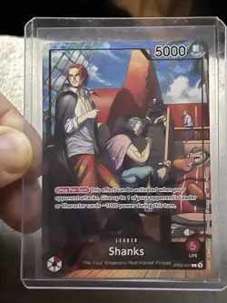 One Piece Shanks Leader OP09-001 Promo Card 2025 PSA Magazine Exclusive NM+ - Image 3