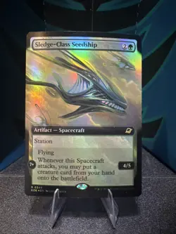 Magic: The Gathering Edge Of Eternities Sledge-Class Seedship Extended Art Foil - Image 1