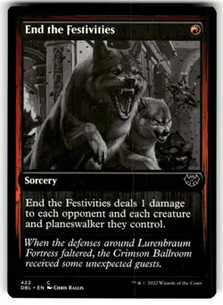 MTG End the Festivities Innistrad: Double Feature 422 Regular Common MTG - Image 1