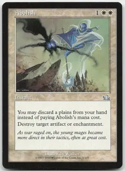 Abolish 1 Uncommon Prophecy NM MTG - Image 1