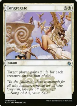 X 1 Congregate NM M15 006 MTG Magic The Gathering - Image 1