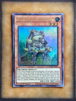 Yugioh Gizmek Taniguku, the Immobile Intellect DAMA-EN017 Ultra Rare 1st Ed NM - Image 1