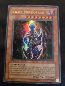 Dark Necrofear LON-065 Labyrinth of Nightmare 1st Edition Ultra Rare - Image 1