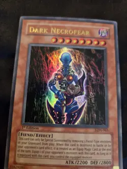 Dark Necrofear LON-065 Labyrinth of Nightmare 1st Edition Ultra Rare - Image 2