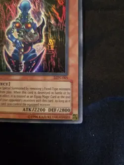 Dark Necrofear LON-065 Labyrinth of Nightmare 1st Edition Ultra Rare - Image 4