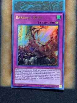 Yugioh Barrage Blast LED4-EN038 Ultra Rare 1st Ed NM - Image 1