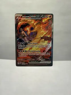 Pokemon TCG Team Rockets Moltres EX Destined Rivals Card 229/182 Stamped - Image 1