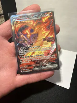 Pokemon TCG Team Rockets Moltres EX Destined Rivals Card 229/182 Stamped - Image 3